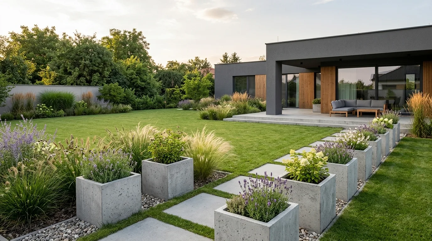 Decorative Pots for Garden Seating